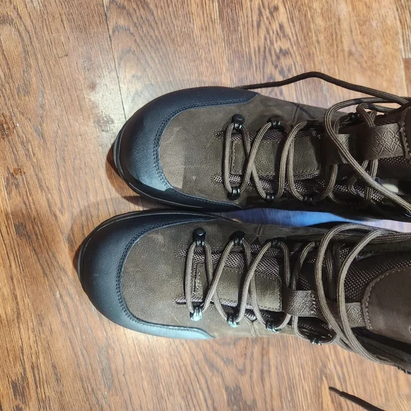 UGG EMMETT DUCK BOOT MID STOUT LEATHER WATERPROOF new MEN'S BOOTS US SIZE 12 - Picture 3 of 6